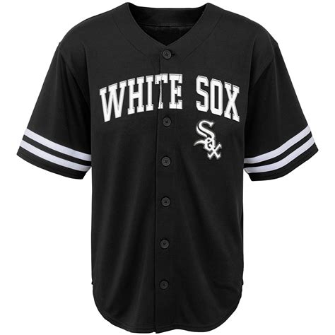 black white sox jersey